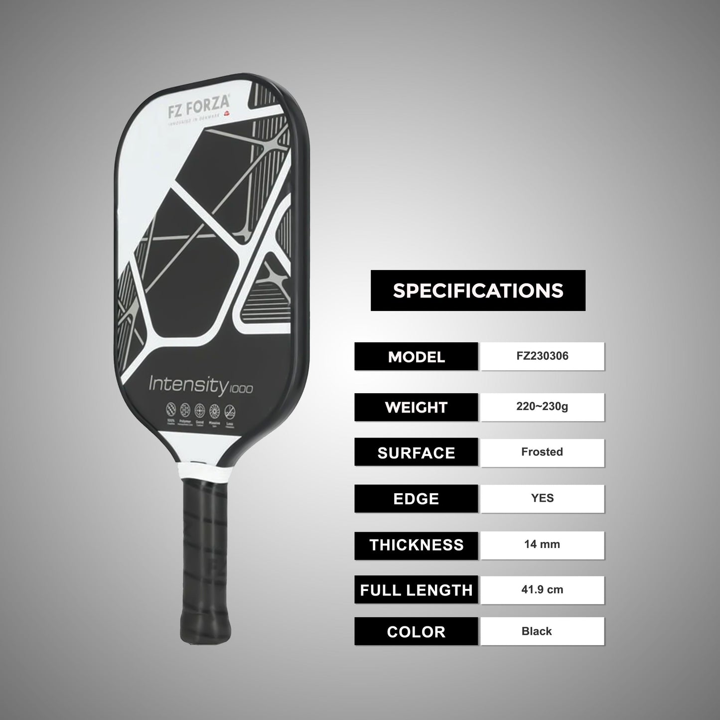 Buy FZ Forza Intensity 1000 Paddle, Shop FZ Forza Pickleball Paddle Black, FZ Forza Intensity 1000 Racket, Lightweight Pickleball Paddle Forza, Durable Pickleball Paddle Black, FZ Forza Competition Paddle, Buy Forza Pickleball Gear Online, Best Pickleball Paddle for Control, FZ Forza Intensity Paddle for Power, Black Pickleball Paddle Forza,Shop FZ Forza Sports Paddle, Buy Pickleball Paddle Intensity 1000,FZ Forza Paddle for Professionals, Balanced Pickleball Paddle Forza, High Performance Pickleball Paddle