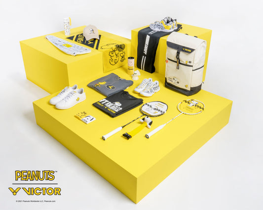 Victor Auraspeed SN white, unstrung Peanuts racket, professional level racket, high resilience graphite, Nano resin shaft, hard cored technology, 4U G5 racket, customizable string tension, clean white design, stylish performance racket, badminton for intermediate players, speed and power racket, lightweight racket for agility, Victor ARS SN series, limited edition badminton gear