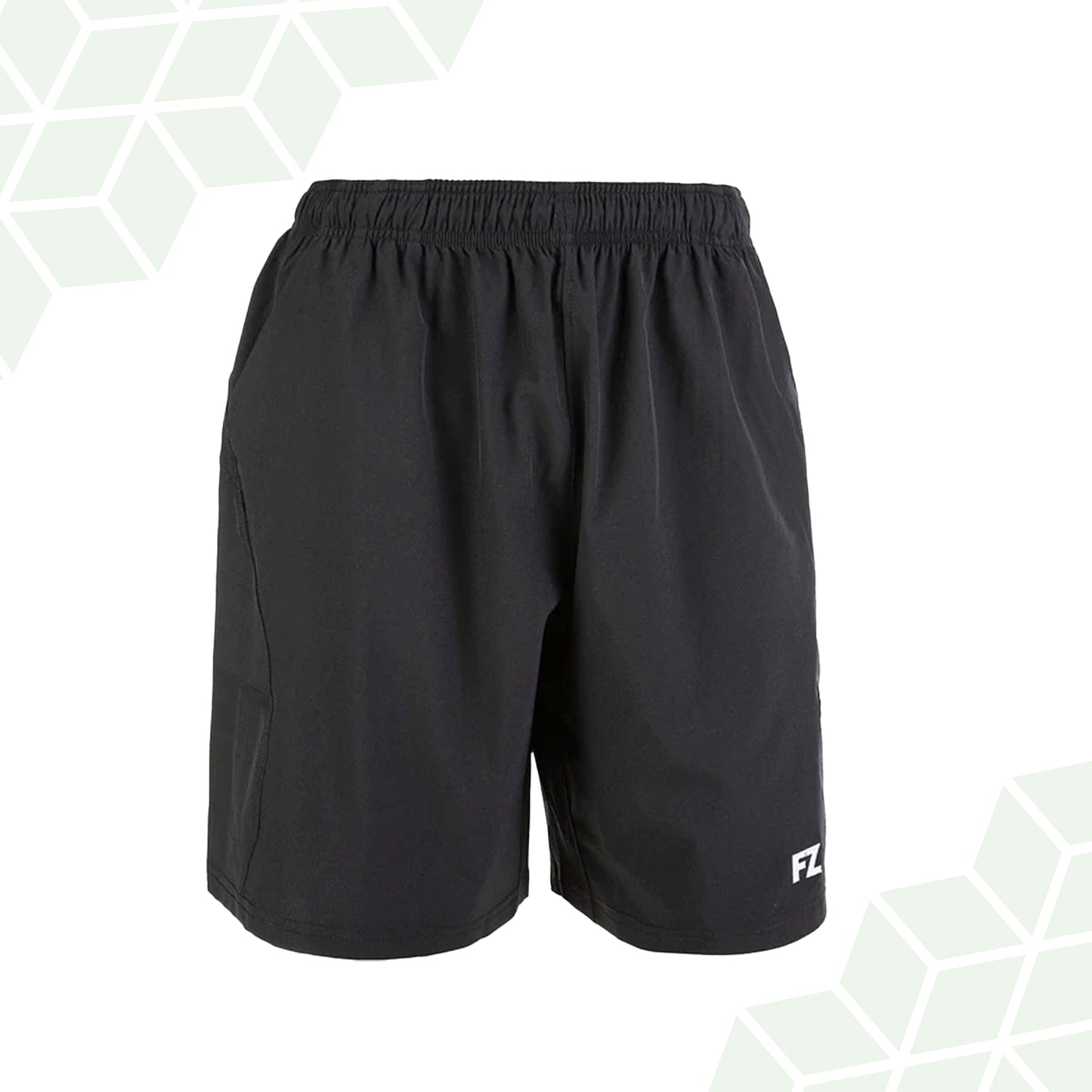 buy FZ Forza Ajax shorts, men’s black badminton shorts, stretchable badminton shorts, anti-static shorts, Dryforze badminton apparel, moisture-wicking shorts, high-performance shorts for men, elastic fit badminton shorts, breathable badminton gear, polyester elastane shorts, anti-pilling badminton shorts, men’s sports shorts online, durable training shorts, premium badminton shorts, buy badminton shorts online, FZ Forza sportswear, court performance shorts