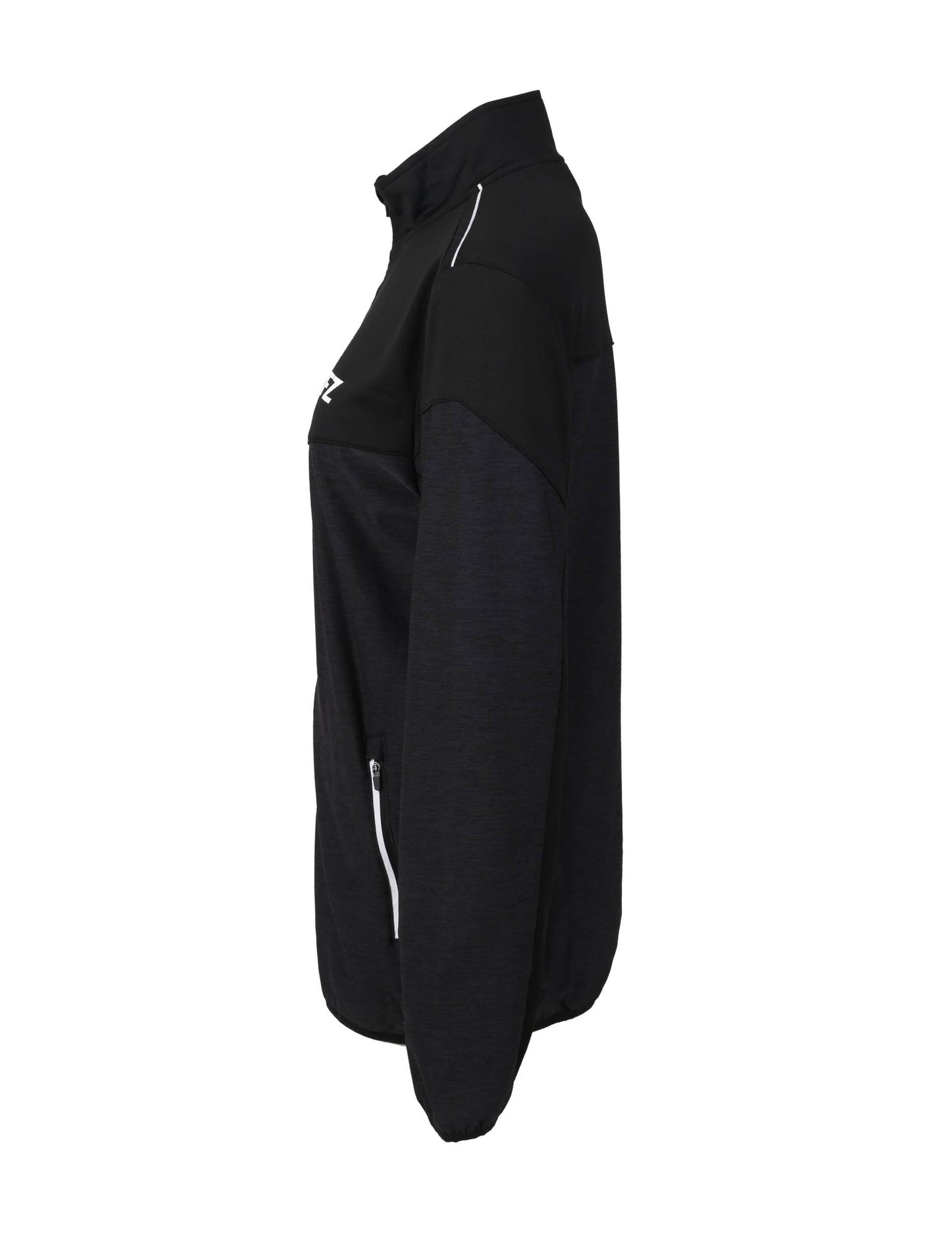 women’s black badminton jacket, FZ Forza Brace jacket, buy women’s court jacket black, Dryforze black jacket women, stretchable athletic jacket, breathable badminton jacket