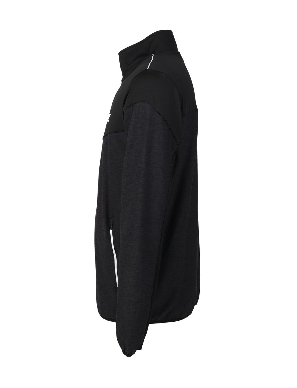 men’s black badminton jacket, FZ Forza Bradford jacket for men, shop men’s sports jacket black, breathable men’s badminton jacket, anti-shrink black jacket, Dry forze men’s court jacket, athletic fit black jacket, men’s polyester badminton jacket