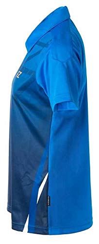 buy women’s blue polo badminton t-shirt, FZ Forza Gail polo tee, stretchable badminton shirt women, breathable dryforze shirt, anti-static badminton top, stylish courtwear women, performance badminton t-shirt, women’s sports polo shirt, blue badminton t-shirt, best ladies badminton wear, comfortable sportswear, FZ Forza women’s polo, sports t-shirt blue women, durable badminton top, lightweight badminton apparel