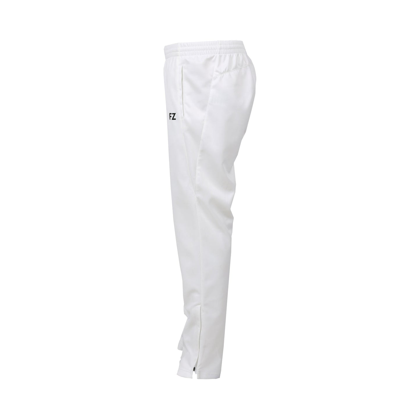 FZ Forza Perry pant, unisex badminton pants, white stretchable pants, Dryforze athletic pants, anti-static sportswear, unisex training pants, men’s and women’s sports pants, breathable polyester pants, anti-pilling white pants, anti-shrink badminton pants, Dryforze stretch pants, high-mobility sportswear, polyester elastane pants, comfortable white pants, buy badminton pants online, all-gender sports apparel, court travel pants