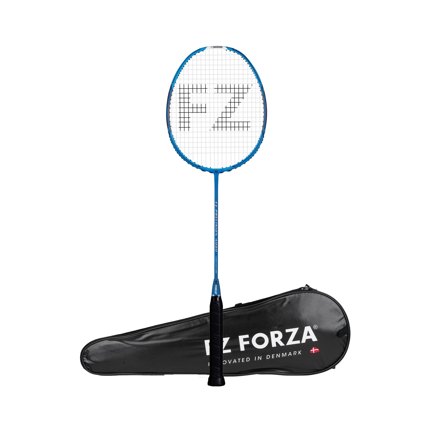 FZ Forza Precision 4000, Precision 4000 badminton racket, 4U G4 mid-level racket, FZ Forza strung racket, control-oriented racket for intermediates, shop Precision 4000 now, graphite badminton racket, Forza Precision series gear, buy Forza racket