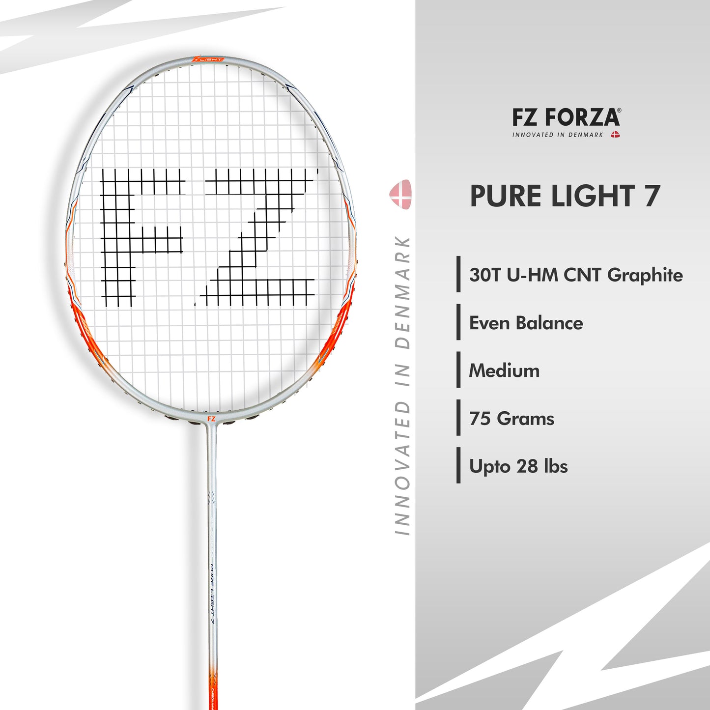 FZ Forza Pure Light 7, Pure Light 7 badminton racket, 5U G5 intermediate racket, unstrung racket for speed, FZ Forza mid-level racket, badminton racket for training, FZ Forza Pure Light series, lightweight graphite racket, Forza Pure Light specs, intermediate players badminton gear, Pure Light 7 for precision, durable racket for matches, FZ Forza 5U racket India, badminton control racket, shop badminton racket Pure Light 7, Forza unstrung racket online, Pure Light 7 for rallies, mid-weight badminton racket