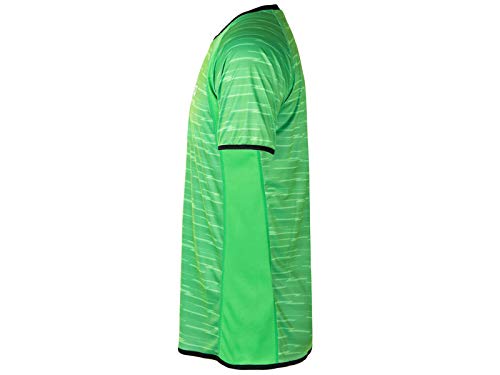 buy green badminton t-shirt unisex, FZ Forza Tait shirt, round neck dryforze tee, unisex sports t-shirt, breathable badminton top, stretchable unisex shirt, anti-static green tee, courtwear for men and women, comfortable badminton wear, moisture-wicking shirt, performance t-shirt badminton, stylish green top, unisex athletic shirt, sports shirt for practice, FZ Forza t-shirt unisex
