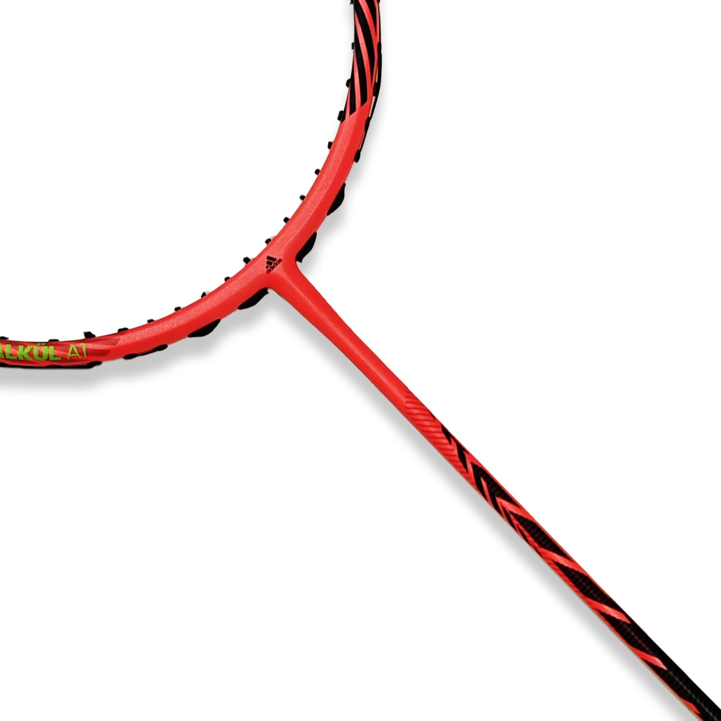 Buy Adidas Kalkul A1 badminton racket, 4U G5, intermediate racket, even balance, high modulus graphite frame and shaft, 28 lbs string tension, durable badminton racket Adidas, control and speed racket, Adidas Kalkul A1 online, professional badminton racket, Adidas badminton equipment, best Adidas racket