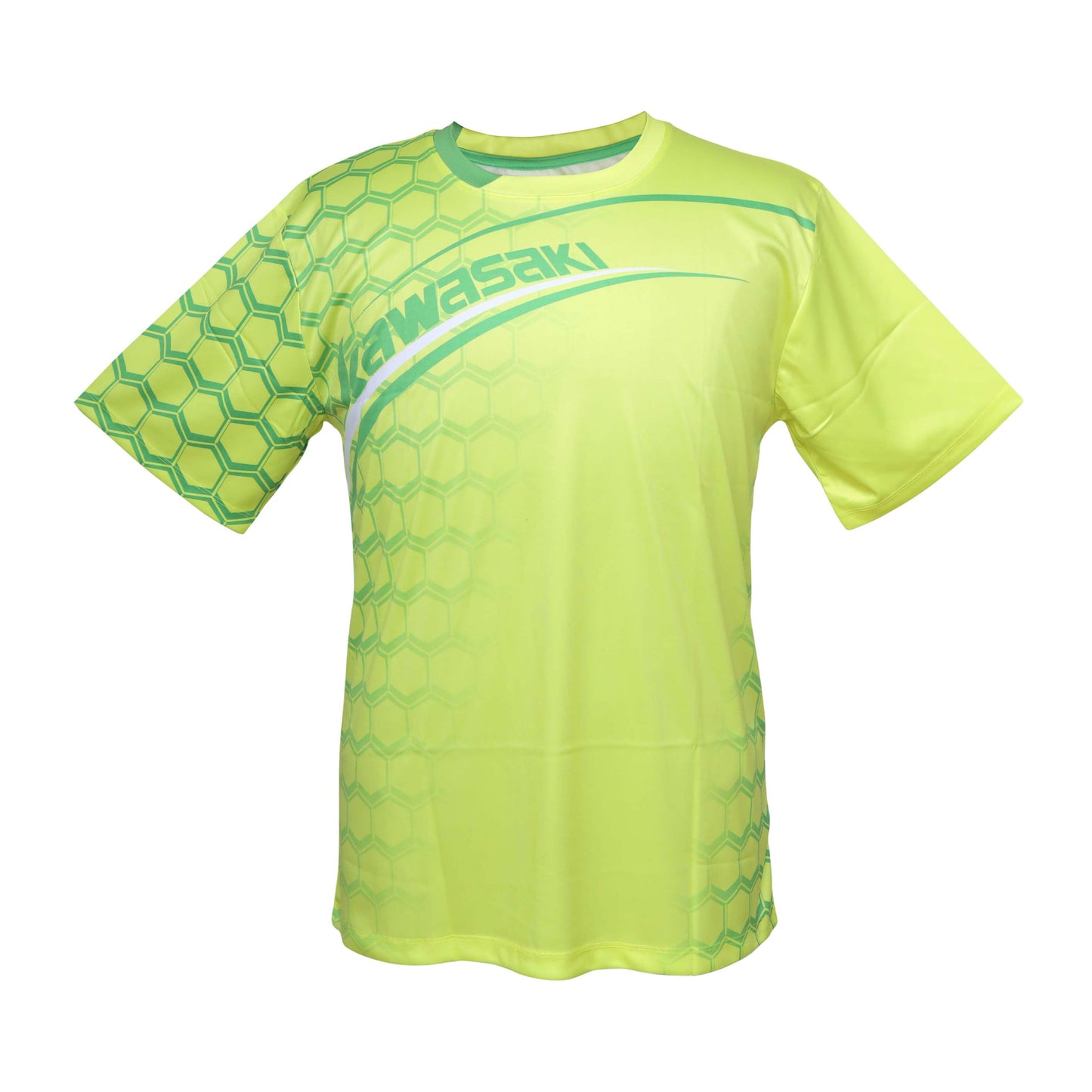 kawasaki kids t-shirt, yellow badminton t-shirt, lightweight junior sportswear, breathable fabric kids top, kids dryforze badminton shirt, junior apparel, children’s badminton t-shirt, moisture control kids top, bright yellow sports shirt, youth court wear, badminton shirt for kids, soft fabric kids tee, kawasaki dry-fit junior shirt, stretchable badminton t-shirt, kawasaki children’s activewear, junior performance wear, kids training gear, unisex kids t-shirt, sports t-shirt for kids, junior court t-shirt