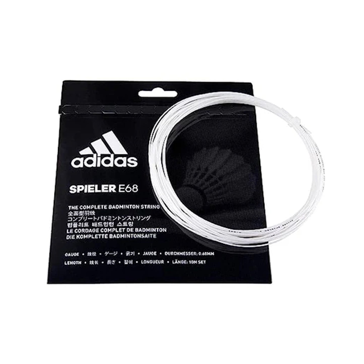 Buy Adidas Spieler E68 String, Shop Adidas Spieler Badminton String, Adidas Spieler 68 String Online, Balanced Power and Control String, Adidas Badminton String Durable, Best String for Intermediate Players, Adidas Spieler Badminton Gear, Shop Adidas Racket String Spieler, Buy Adidas Spieler String Online, Adidas Spieler E68 Racket String, Control and Power Badminton String, Durable Adidas Badminton String, Adidas String for Badminton Players, High Performance Badminton String Adidas