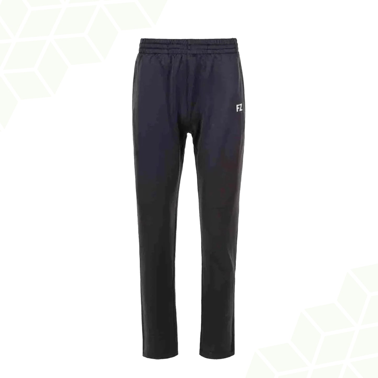 black sports pants for women, Plymount black badminton pant, women’s stretch court pants black, breathable black training pants, FZ Forza Dryforze black pants