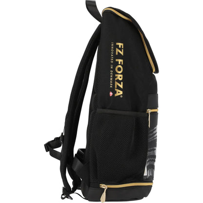 FZ Forza Tour backpack, black badminton backpack, lightweight sports backpack, single compartment bag, badminton gear bag, compact travel backpack, men’s and women’s sports bag, training backpack for badminton, durable FZ Forza backpack, racket carry bag, athletic black backpack, spacious racket bag, sports equipment bag, court travel pack