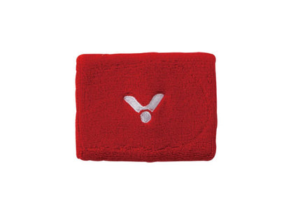 Victor wrist band, cotton sports wristbands, badminton wrist sweatband, soft elastic wristband, Victor SP-123 band, gym wristband, red and white wristbands, breathable sports band, tennis wrist support, wrist sweat absorb band, badminton accessories, performance wristbands, racket sports wristband, Victor wrist gear, soft wristband pair