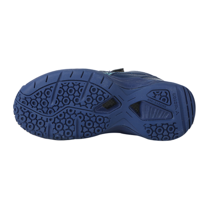 kids badminton shoes, Victor A170JR B, breathable junior sneakers, PU leather mesh upper, EVA cushioned sole, junior court shoes, youth badminton footwear, durable rubber outsole, lace-up kids shoes, ankle support sneakers, beginner badminton shoes, junior sports gear, non-marking shoes for kids, indoor court shoes, athletic youth shoes