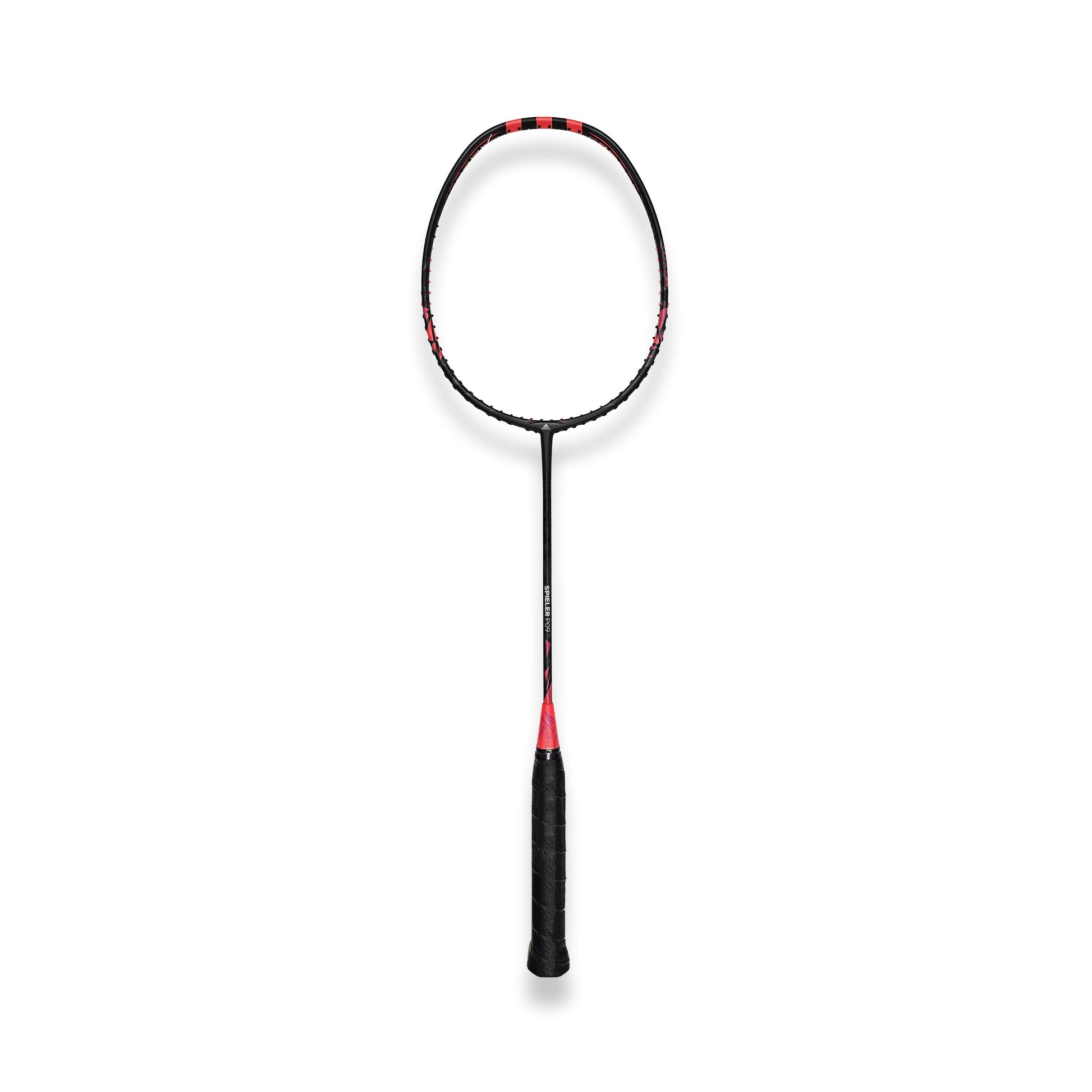 Buy Adidas Spieler P09 badminton racket, 4U G5, head heavy, SMART carbon frame, medium flex, 30 lbs string tension, intermediate racket, durable Adidas racket, power racket for players, badminton gear India, Adidas P09 online, professional badminton racket, Adidas badminton equipment, best Adidas racket