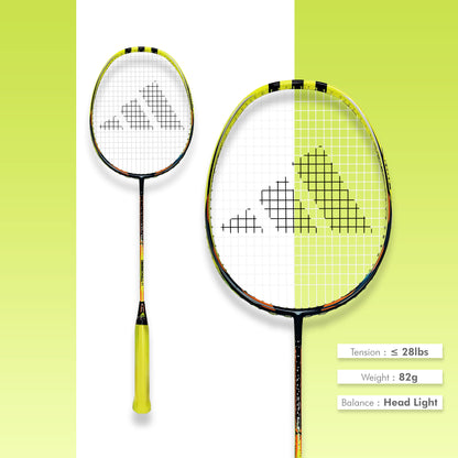 Buy Adidas Uberschall F1 Badminton Racket, Adidas Uberschall F1 unstrung racket, Adidas badminton racket 4U G5, head light badminton racket Adidas, Toray 30T carbon racket Adidas, badminton racket 28 lbs tension, Adidas medium flex racket, Adidas intermediate badminton racket, speed badminton racket Adidas, Uberschall F1 badminton gear, lightweight badminton racket Adidas, best Adidas racket for quick play, Adidas durable badminton racket, Adidas racket online India, badminton gear Adidas shop