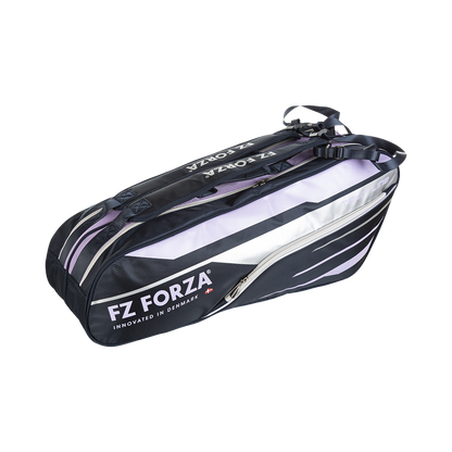 FZ Forza Tour kitbag, blue lavendula racket bag, 3 compartment sports bag, spacious badminton kitbag, gear storage bag, stylish blue sports kitbag, training and travel racket bag, large capacity FZ Forza bag