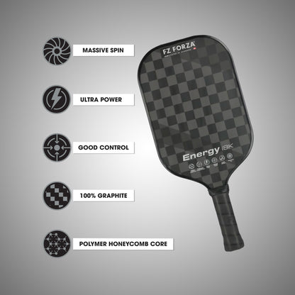 Buy FZ Forza Energy 18K Paddle, Shop Forza Energy 18K Pickleball Paddle, FZ Forza Energy 18K Black Paddle, Premium Graphite Paddle Forza 18K, Advanced Pickleball Paddle Forza, Buy Professional Pickleball Paddle, FZ Forza Energy Series Paddle, Durable Pickleball Paddle 18K Forza, Shop Forza Paddle for Spin and Control, High Accuracy Pickleball Paddle Forza, Best Forza Paddle for Power Shots, FZ Forza Sports Energy 18K Paddle, Black Pickleball Paddle FZ Forza, Buy Forza Energy 18K Paddle Online