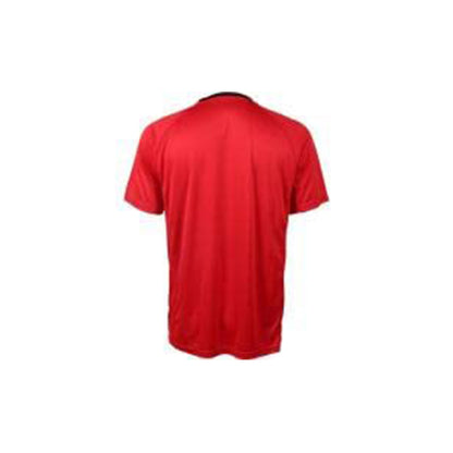 buy black unisex badminton t-shirt, FZ Forza Bling tee, red-black sports shirt, anti-static badminton top, dryforze breathable shirt, stylish badminton t-shirt, unisex sportswear, performance badminton shirt, Forza courtwear unisex, black badminton tee, athletic t-shirt for games, high-performance sports top, lightweight unisex shirt, sports tee for training, moisture-wicking t-shirt