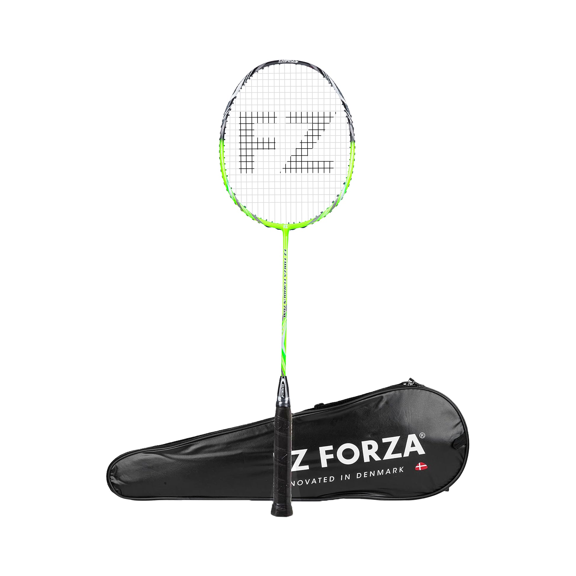 FZ Forza Furious 76 M, Furious 76 M badminton racket, strung racket 3U G5, beginner badminton racket, head light balance racket, medium flex racket, graphite badminton racket, carbon nanotube frame, ultra high modulus graphite shaft, racket for new players, Forza Furious series, 24-28 lbs string tension, badminton racket for control, Forza lightweight racket, shop Furious 76 M online, Forza training gear, badminton racket India, buy beginner racket, racket for accuracy and handling