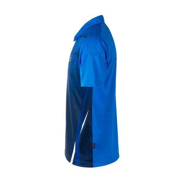 buy junior polo badminton t-shirt blue, FZ Forza Gage tee, kids badminton polo shirt, dryforze sports shirt junior, anti-shrink t-shirt for kids, breathable polo t-shirt, blue badminton top, performance wear for juniors, stylish sports shirt kids, polo shirt for badminton, comfortable athletic shirt, Forza junior courtwear, kids sports t-shirt, boys polo t-shirt blue, badminton wear for kids