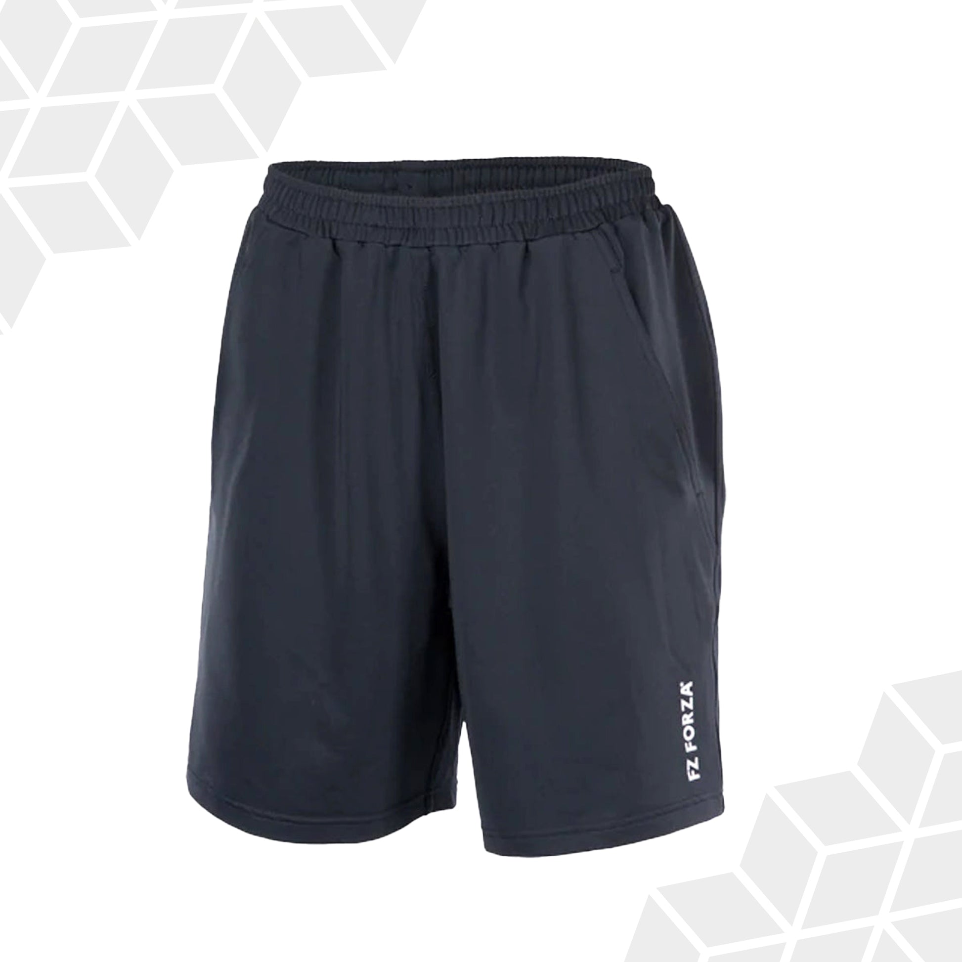FZ Forza Goose shorts, black men’s badminton shorts, moisture-wicking badminton shorts, Dryforze performance shorts, anti-static men’s sportswear, stretchable black shorts, high-performance men’s shorts, breathable training shorts, pilling-resistant shorts, quick-dry badminton shorts, lightweight sports shorts, men’s black Dryforze gear, durable polyester shorts, court motion shorts, elite badminton shorts