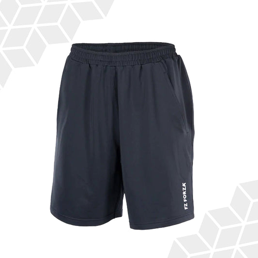 FZ Forza Goose shorts, black men’s badminton shorts, moisture-wicking badminton shorts, Dryforze performance shorts, anti-static men’s sportswear, stretchable black shorts, high-performance men’s shorts, breathable training shorts, pilling-resistant shorts, quick-dry badminton shorts, lightweight sports shorts, men’s black Dryforze gear, durable polyester shorts, court motion shorts, elite badminton shorts