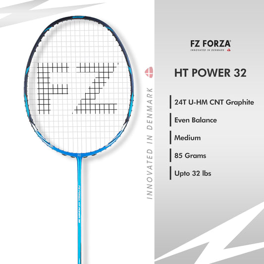 FZ Forza HT Power 32, HT Power 32 badminton racket, intermediate badminton racket 3U G5, FZ Forza racket unstrung, power racket for intermediate level, badminton racket India buy, FZ Forza HT Power series, high performance racket, 3U racket for players, FZ Forza HT Power 32 specs, badminton racket high tension, intermediate level badminton gear, shop HT Power 32, FZ Forza control racket, smooth grip badminton racket, FZ Forza unstrung 3U, racket for training and match, advanced features badminton racket