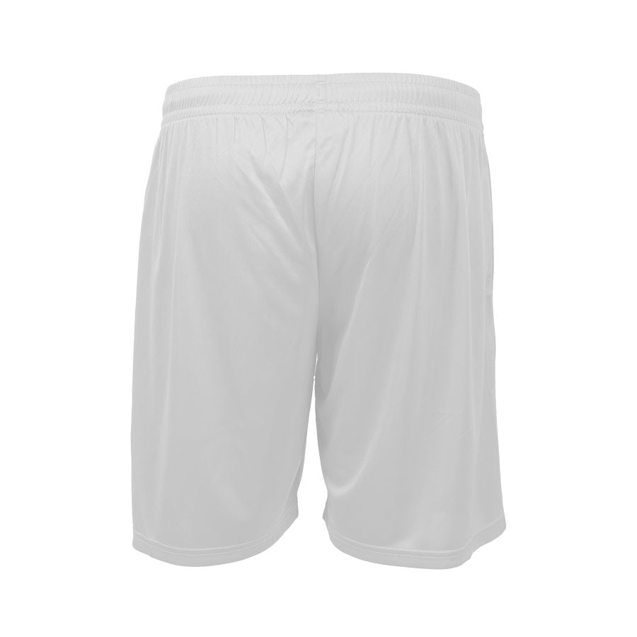 white unisex badminton shorts, buy badminton shorts white color, FZ Forza white polyester shorts, anti-static court shorts white, Dryforze technology shorts, stretchable sports shorts white, breathable badminton shorts, unisex white sports shorts, FZ Forza performance apparel, white badminton gear men women, badminton training shorts white, anti-shrink sports shorts, stylish badminton shorts white, FZ Forza anti-pilling white shorts, badminton shorts with Dryforze, soft polyester court shorts