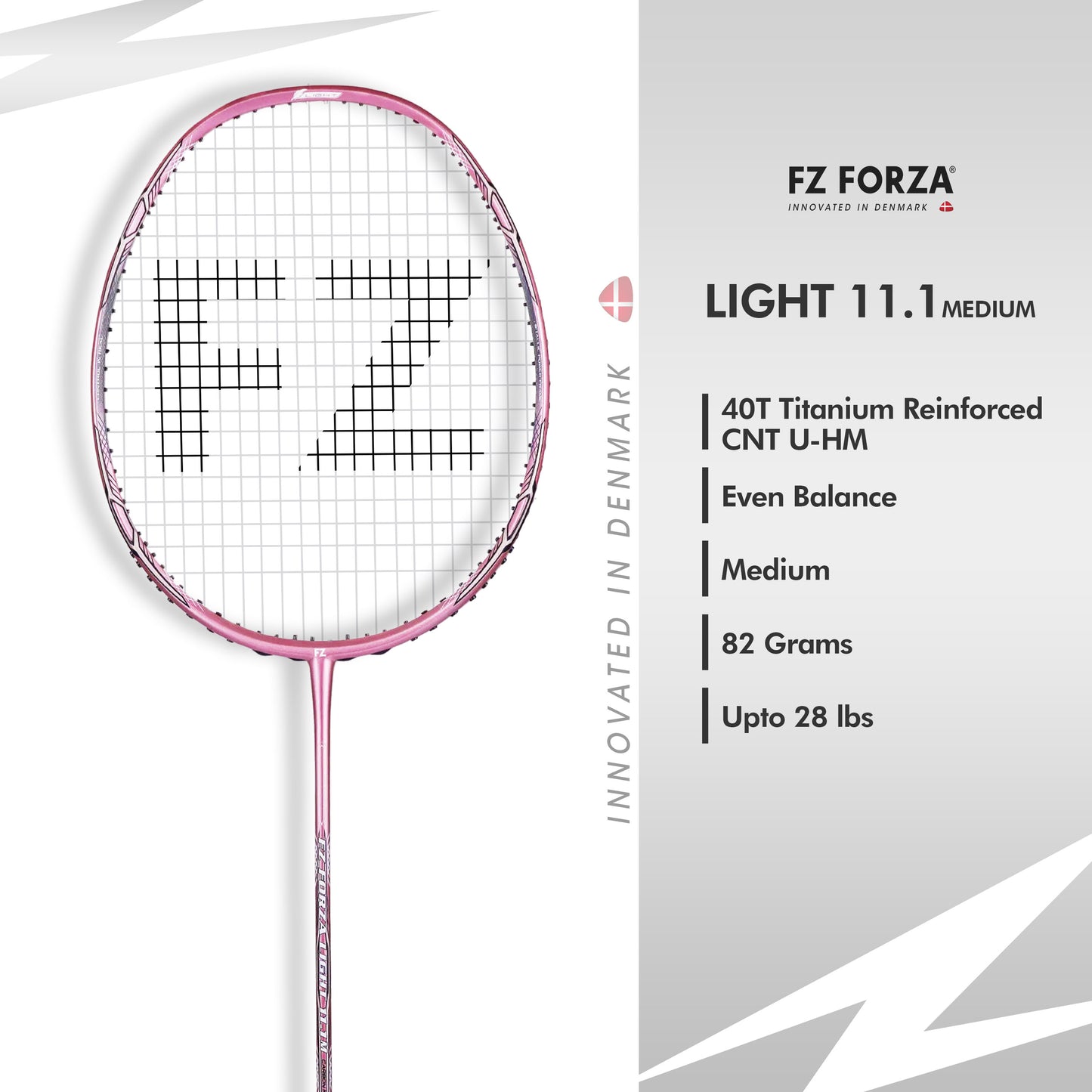 FZ Forza Light 11.1 Medium, Light 11.1 strung racket, medium flex badminton racket, advanced player badminton racket, 4U G5 racket specs, FZ Forza Light series, high performance racket, badminton racket for precision, buy Forza Light 11.1, FZ Forza strung racket, professional badminton gear, control and power racket, badminton racket advanced level, Light 11.1 specs, FZ Forza training racket, lightweight performance racket, top quality badminton racket, FZ Forza Light 11.1 India