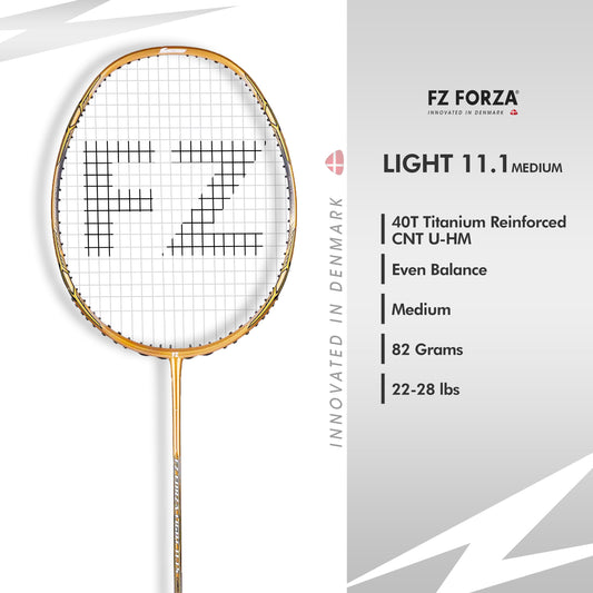 FZ Forza Light 11.1 Stiff, stiff flex badminton racket, 4U G5 strung racket, advanced badminton racket, FZ Forza Light series, powerful badminton racket, high control racket, Light 11.1 stiff specs, FZ Forza strung racket advanced, badminton gear for professionals, shop FZ Forza Light, Forza stiff shaft racket, badminton racket 4U G5, durable frame badminton, advanced training racket, FZ Forza control racket, top racket for serious players, Forza Light 11.1 stiff flex