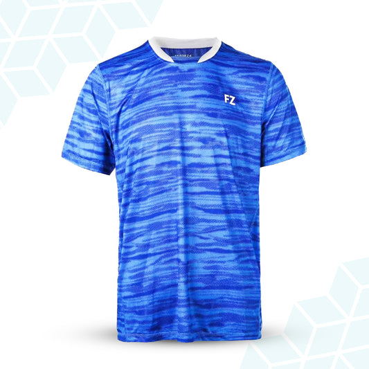 buy blue badminton t-shirt junior, FZ Forza Malone shirt, round neck kids sportswear, breathable dryforze junior shirt, anti-pilling t-shirt for youth, boys badminton tee, stretchable badminton shirt kids, junior courtwear blue, moisture-wicking badminton top, durable kids badminton shirt, youth blue sports tee, comfortable junior t-shirt, badminton shirt for school, kids match-ready t-shirt, Forza badminton tee