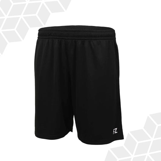 FZ Forza Mik junior shorts, black badminton shorts for kids, Dryforze kids gear, anti-static junior sportswear, stretchable black shorts, junior athletic wear, moisture-wicking shorts for juniors, anti-pilling Dryforze shorts, breathable badminton shorts, kids training shorts, buy junior badminton shorts, youth Dryforze clothing, children’s sports shorts, junior performance gear