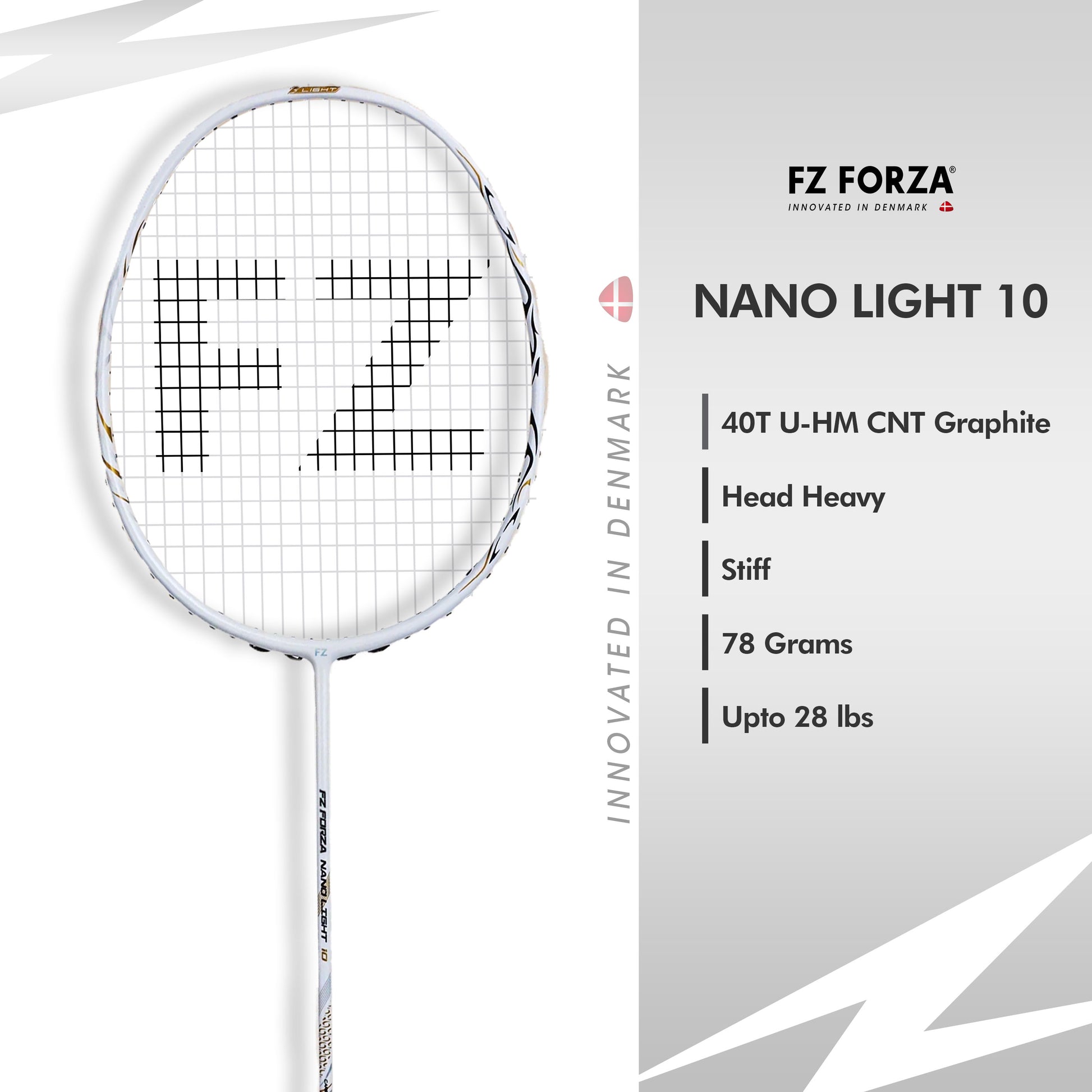 FZ Forza Nano Light 10, Nano Light 10 badminton racket, 5U G5 badminton racket, expert badminton racket, FZ Forza Nano Light series, unstrung expert racket, lightweight racket for pros, advanced badminton racket, best racket for control, FZ Forza Nano Light specs, Nano Light 10 buy online, badminton racket expert level, durable badminton racket, badminton racket 5U, Nano technology racket, high-speed racket for experts, FZ Forza pro racket, precision badminton racket, FZ Forza gear for players