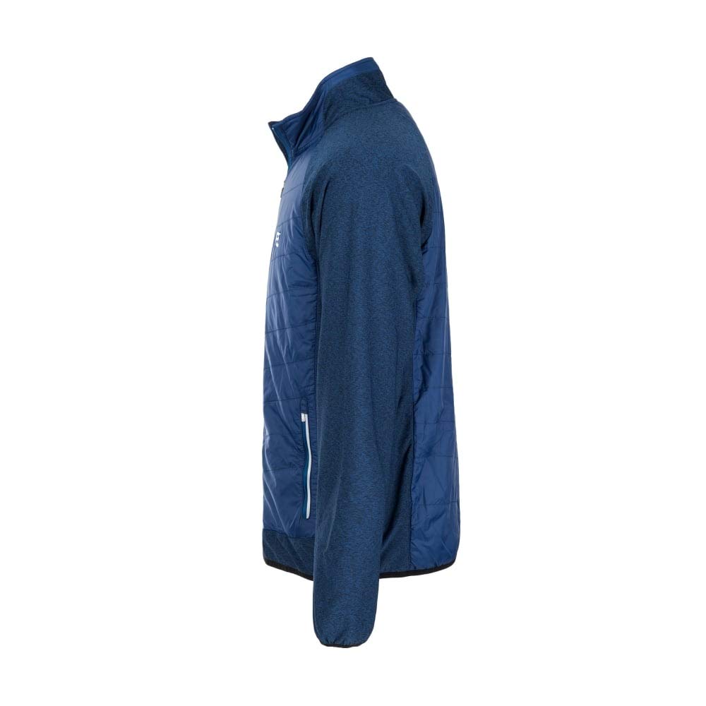 men’s quilted badminton jacket, estate blue FZ Forza jacket, warm badminton outerwear, Player Dryforze jacket, winter courtwear, insulated sports jacket, anti-pilling outerwear, stretchable badminton jacket, breathable men’s jacket, thermal courtwear, polyester quilted jacket, warm training jacket, athletic winter jacket, badminton jacket for men, stylish court outerwear
