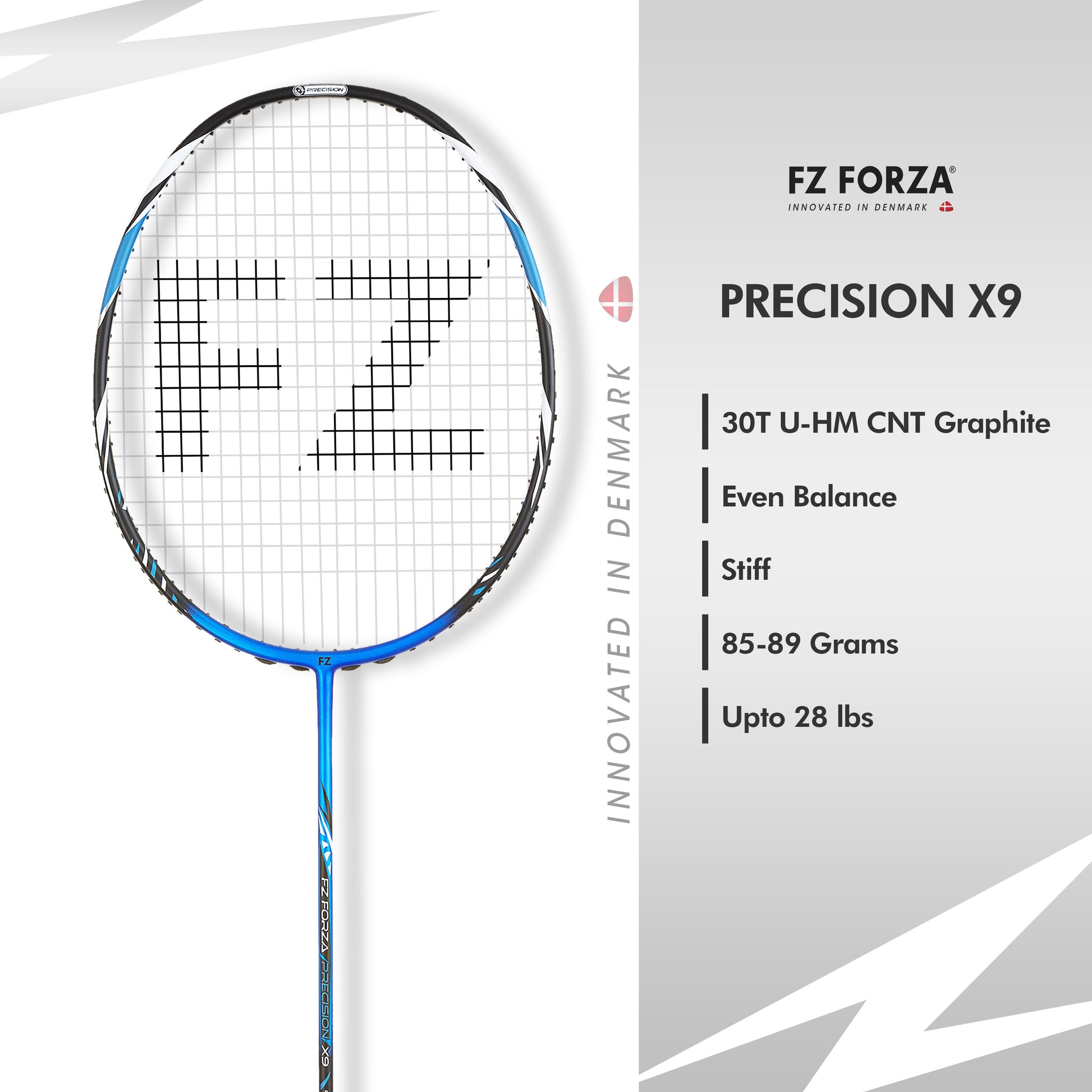 FZ Forza Precision X9, Precision X9 badminton racket, 3U G5 unstrung racket, intermediate level racket, badminton racket for accuracy, FZ Forza X9 specs, unstrung graphite racket, FZ Forza Precision series, training racket intermediate, powerful badminton racket, shop Precision X9, badminton racket India buy, control and power racket, FZ Forza 3U G5, Forza mid-level racket, badminton match racket, durable graphite frame, FZ Forza unstrung precision racket, intermediate grip badminton racket