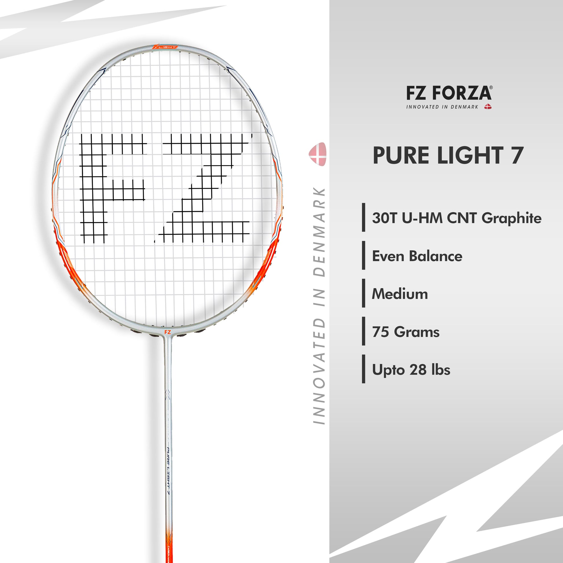 FZ Forza Pure Light 7, Pure Light 7 badminton racket, 5U G5 intermediate racket, unstrung racket for speed, FZ Forza mid-level racket, badminton racket for training, FZ Forza Pure Light series, lightweight graphite racket, Forza Pure Light specs, intermediate players badminton gear, Pure Light 7 for precision, durable racket for matches, FZ Forza 5U racket India, badminton control racket, shop badminton racket Pure Light 7, Forza unstrung racket online, Pure Light 7 for rallies, mid-weight badminton racket