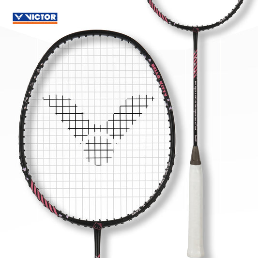 VICTOR X HELLO KITTY Auraspeed G5 Strung Badminton Racket - ARS-KT C