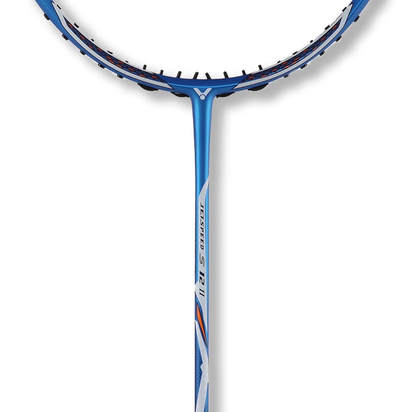 Jet Speed-12II F racket, high tension racket, graphite shaft, TR+ nano fortify technology, stiff shaft, professional badminton racket, advanced graphite frame, high performance racket, lightweight 4U racket, fast responsive shots, durable badminton racket, competitive sports gear, tournament racket, string tension control, flexible shaft