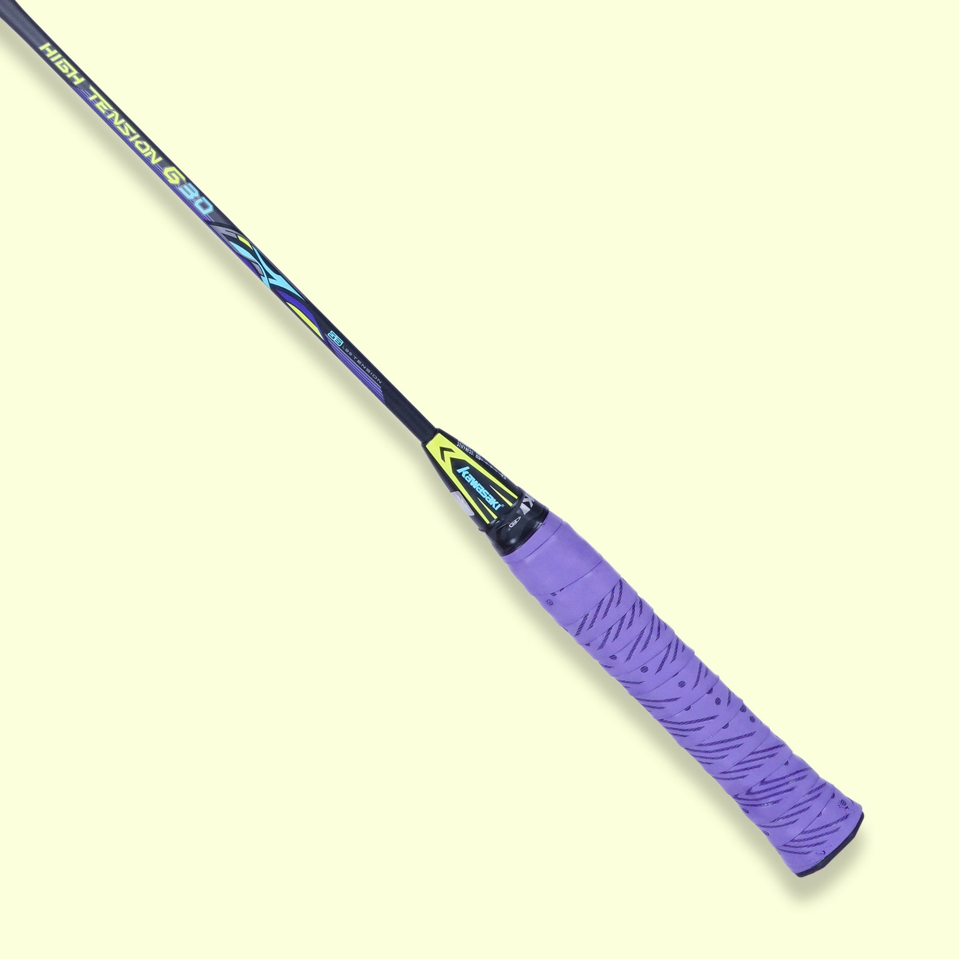 kawasaki high tension g30, head heavy racket, 4U badminton racket, 35 lbs string tension racket, graphite badminton racket,  badminton racket, advanced racket badminton, powerful badminton racket, kawasaki racket india, racket for hard hitters, 24T graphite frame, 24T medial shaft, kawasaki racket 4U G1, durable badminton racket, racket for aggressive play, badminton racket for professionals, buy head heavy racket, badminton racket with control, badminton racket string tension, kawasaki high tension series