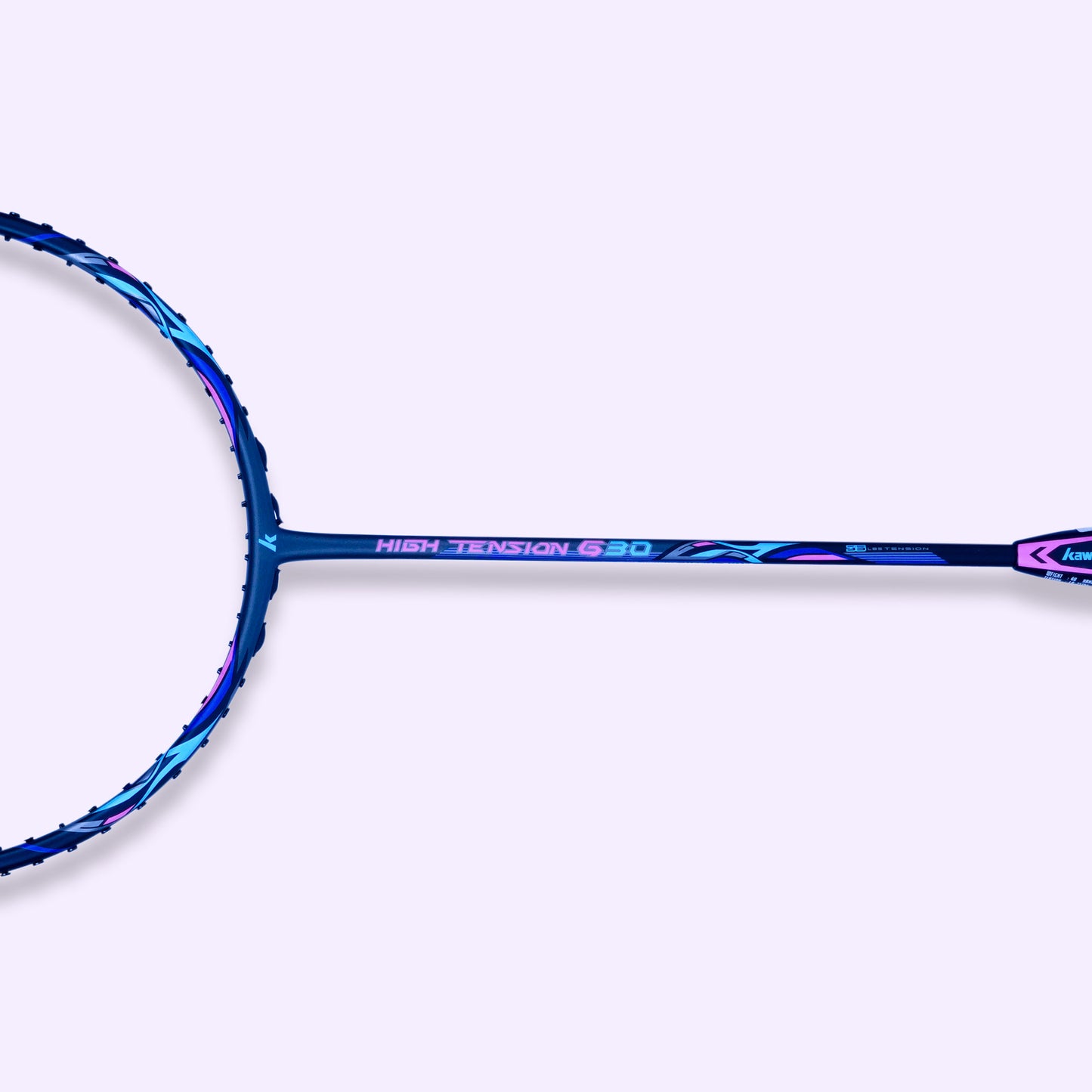 Kawasaki High Tension G30 Unstrung Badminton Racket - 4U/G1 For Advanced Players