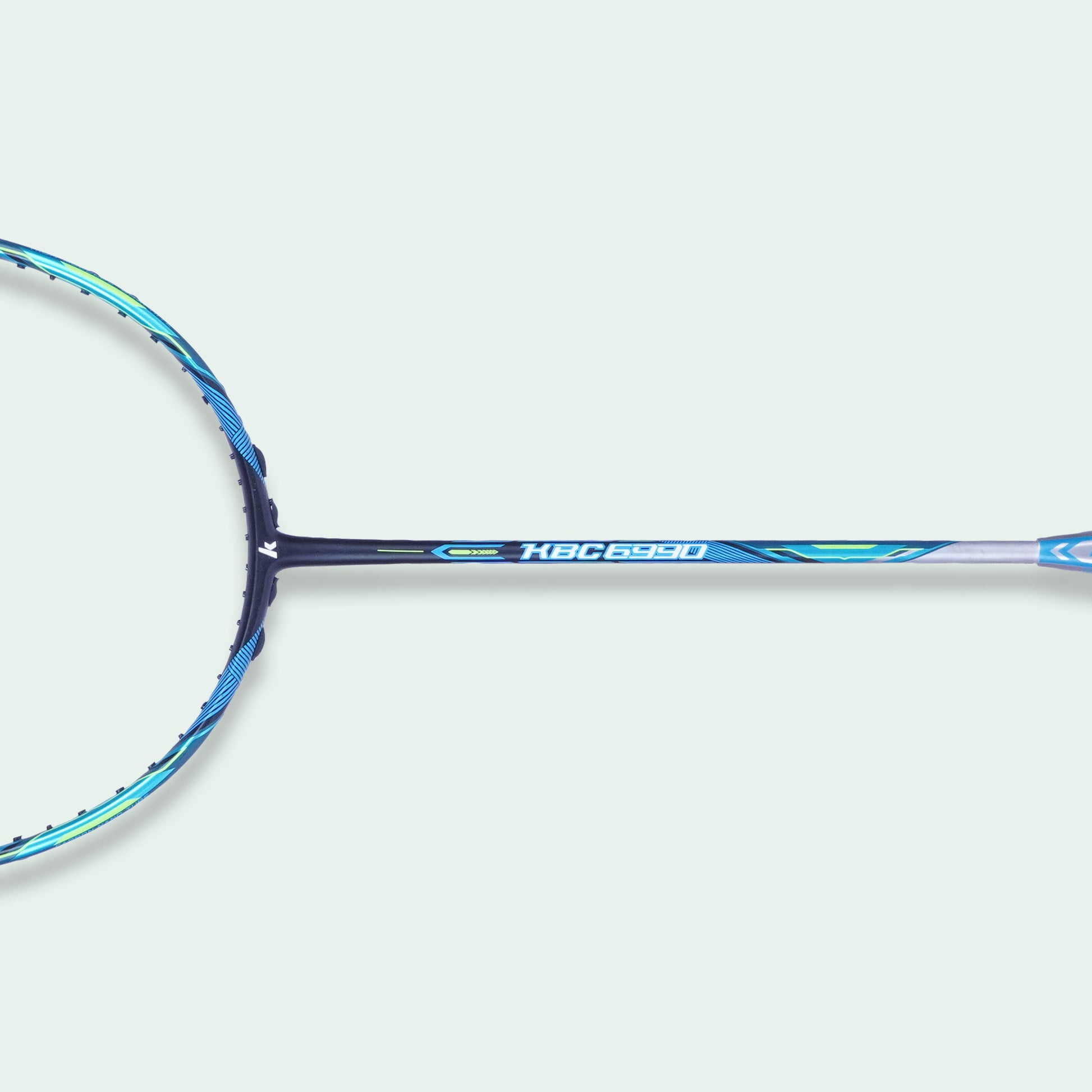 kawasaki kbc 6990, head light racket, 3U badminton racket, flexible shaft racket, graphite racket for intermediate, badminton racket kawasaki, lightweight racket, badminton control racket, 24 lbs tension racket, head light balance, badminton training racket, graphite frame badminton, buy kawasaki racket, badminton racket india, performance badminton racket, kawasaki intermediate racket, badminton gear, racket for fast swings, durable badminton racket, kawasaki 3U G1 racket