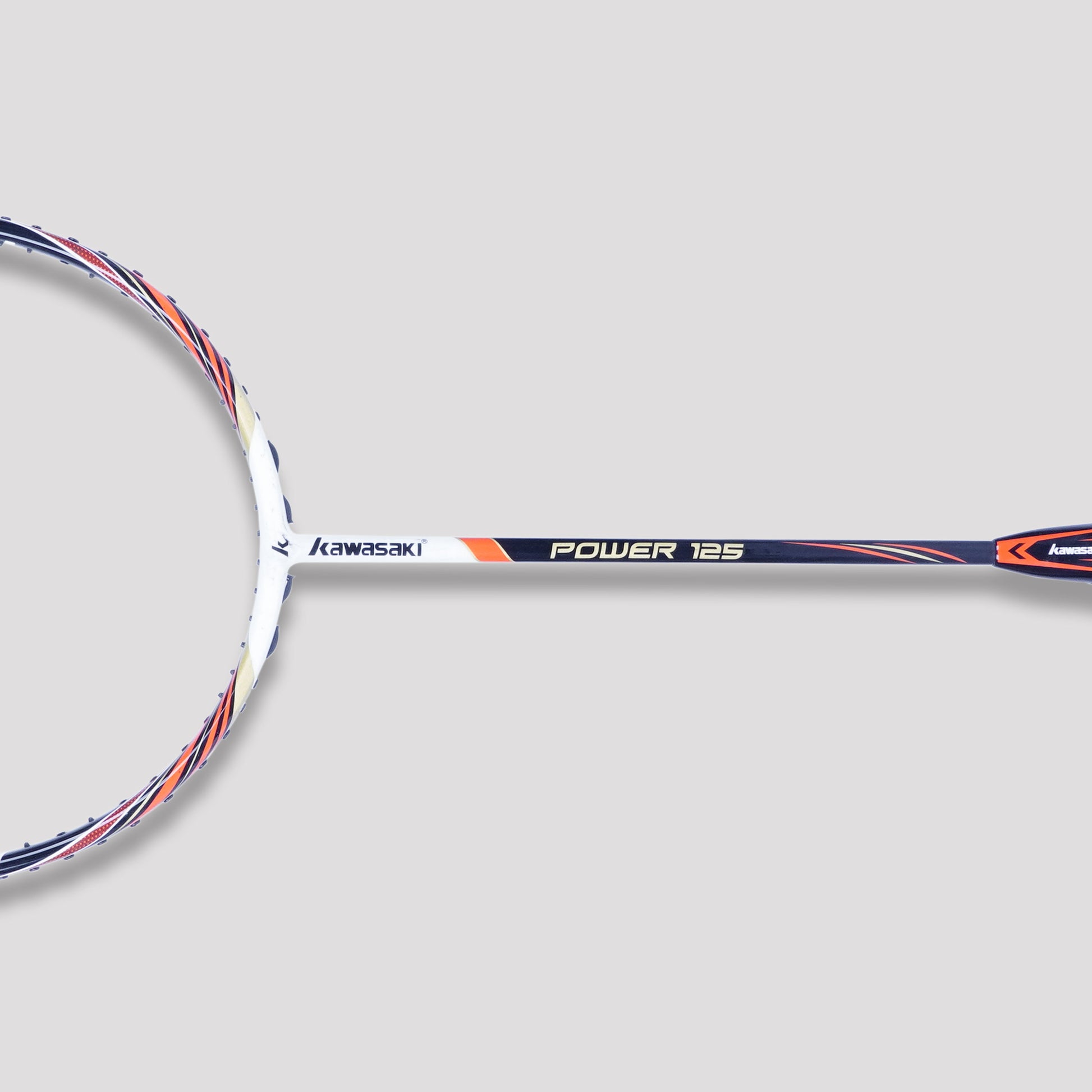 kawasaki power training 125, medium balance racket, training badminton racket, 4U racket graphite, kawasaki racket intermediate, 26–28 lbs string tension, power racket badminton, durable frame racket, kawasaki badminton gear, badminton racket carbon fiber, racket for strength training, unstrung training racket, badminton workout racket, kawasaki 4U G1 racket, badminton racket india, graphite badminton racket, racket for power practice, kawasaki sports gear, racket for muscle building, badminton accessories