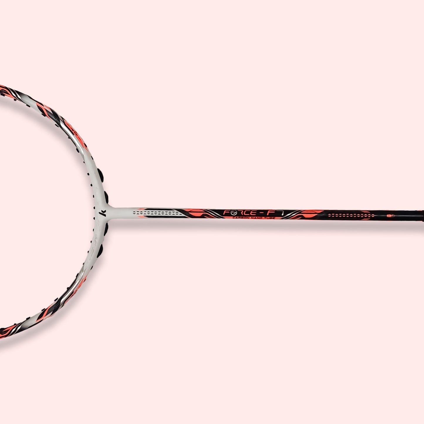 kawasaki force f7, adaptive balance badminton racket, graphite racket for intermediates, 3U weight racket, 30T graphite frame and shaft, kawasaki racket unstrung, 18–30 lbs tension, badminton training gear, force series racket, racket for aggressive players, kawasaki badminton bat, fast performance racket, badminton racket for advanced beginners, kawasaki equipment india, racket for all-around play, intermediate level racket, badminton gear online, graphite racket india, kawasaki g1 racket
