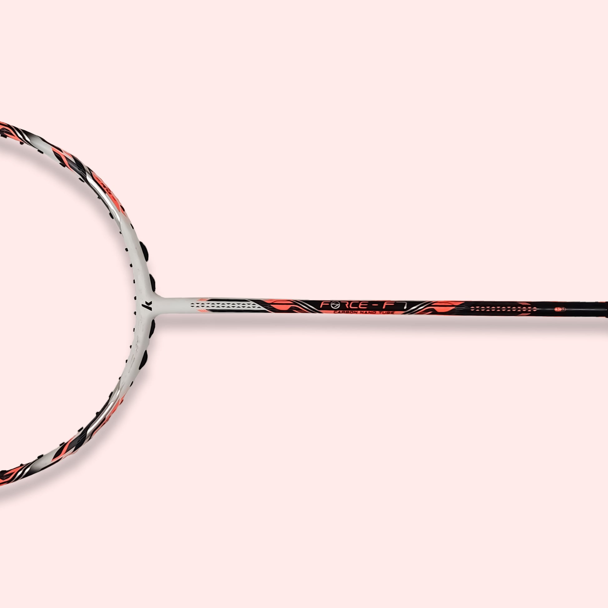 kawasaki force f7, adaptive balance badminton racket, graphite racket for intermediates, 3U weight racket, 30T graphite frame and shaft, kawasaki racket unstrung, 18–30 lbs tension, badminton training gear, force series racket, racket for aggressive players, kawasaki badminton bat, fast performance racket, badminton racket for advanced beginners, kawasaki equipment india, racket for all-around play, intermediate level racket, badminton gear online, graphite racket india, kawasaki g1 racket