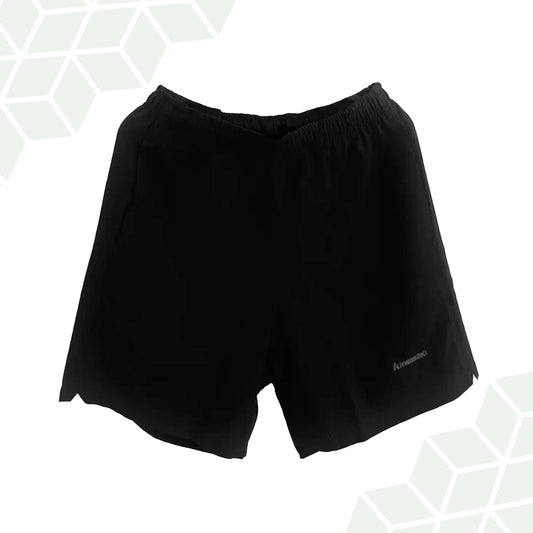 kawasaki sas 4003 shorts, men’s black sports shorts, stretchable badminton shorts, training shorts, men’s courtwear badminton, black activewear for men, elastic waistband shorts, performance wear shorts, breathable shorts for badminton, quick-dry court shorts, durable sports shorts, polyester stretch shorts, badminton apparel, men’s indoor court shorts, premium men’s active shorts, badminton training shorts, black sports shorts for men, moisture control apparel, kawasaki gear india, badminton shorts online