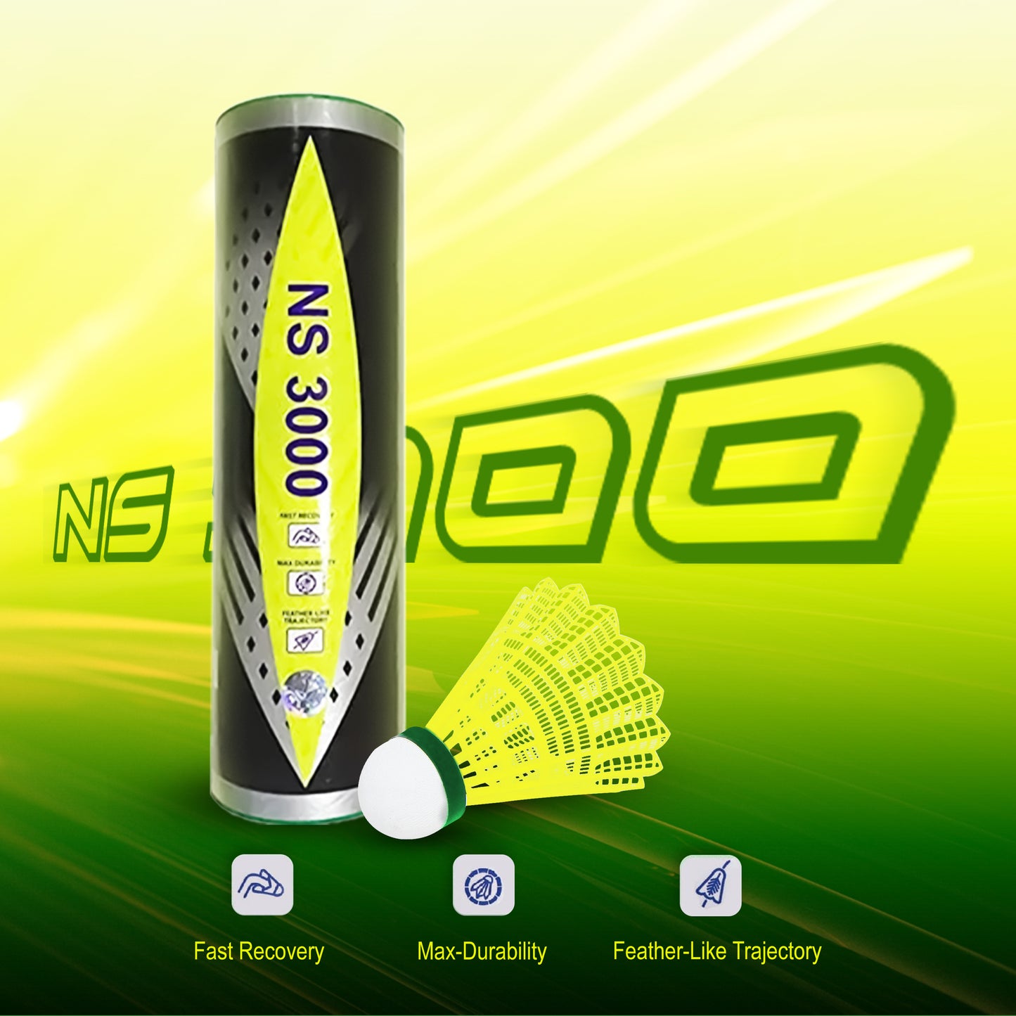 Victor NS 3000 Nylon Badminton Shuttlecock