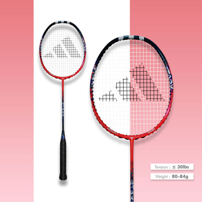 Buy Adidas Spieler E Stark badminton racket, 4U G5, expert players racket, head light balance, SMART carbon frame, medium flex, 30 lbs string tension, advanced Adidas racket, durable badminton gear India, Adidas E Stark, professional badminton racket, Adidas badminton equipment, best Adidas racket