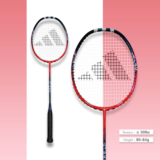 Buy Adidas Spieler E Stark badminton racket, 4U G5, expert players racket, head light balance, SMART carbon frame, medium flex, 30 lbs string tension, advanced Adidas racket, durable badminton gear India, Adidas E Stark, professional badminton racket, Adidas badminton equipment, best Adidas racket