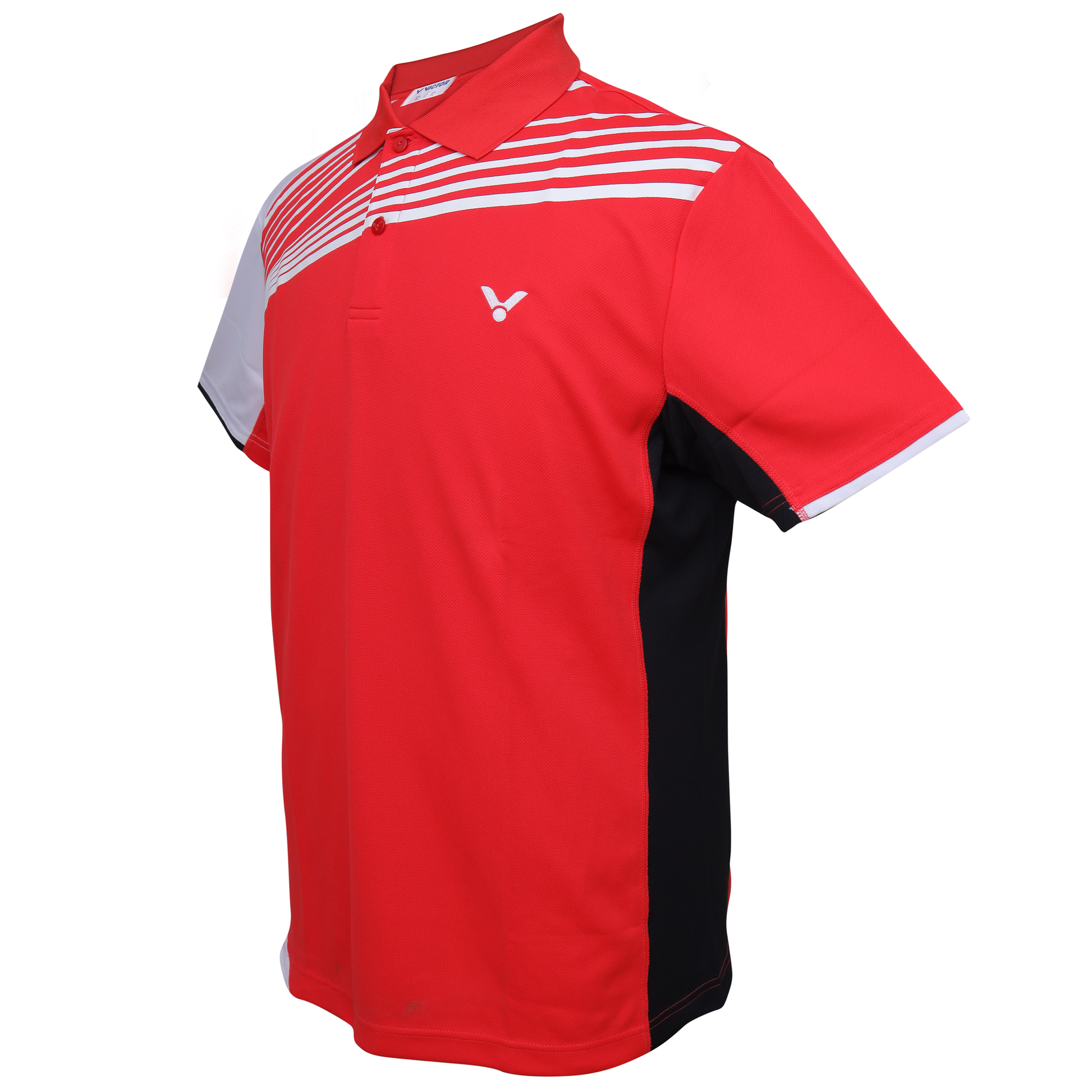 Polo S-3209-D, polyester polo shirt, PerfectDry technology, breathable polo, athletic polo shirt, moisture-wicking fabric, buttoned collar, lightweight sportswear, badminton polo shirt, unisex polo, quick dry fabric, training shirt, sports polo, comfortable fit, casual sportswear, polyester shirt