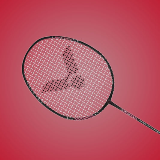 Victor Hello Kitty racket, Auraspeed ARS-KT, strung badminton racket, aluminum and graphite racket, cute racket for beginners, racket with bag included, G5 grip racket, entry-level badminton gear, playful design racket, durable training racket, racket for kids, Victor limited edition, fun badminton gear, colorful racket for starters, racket for young players